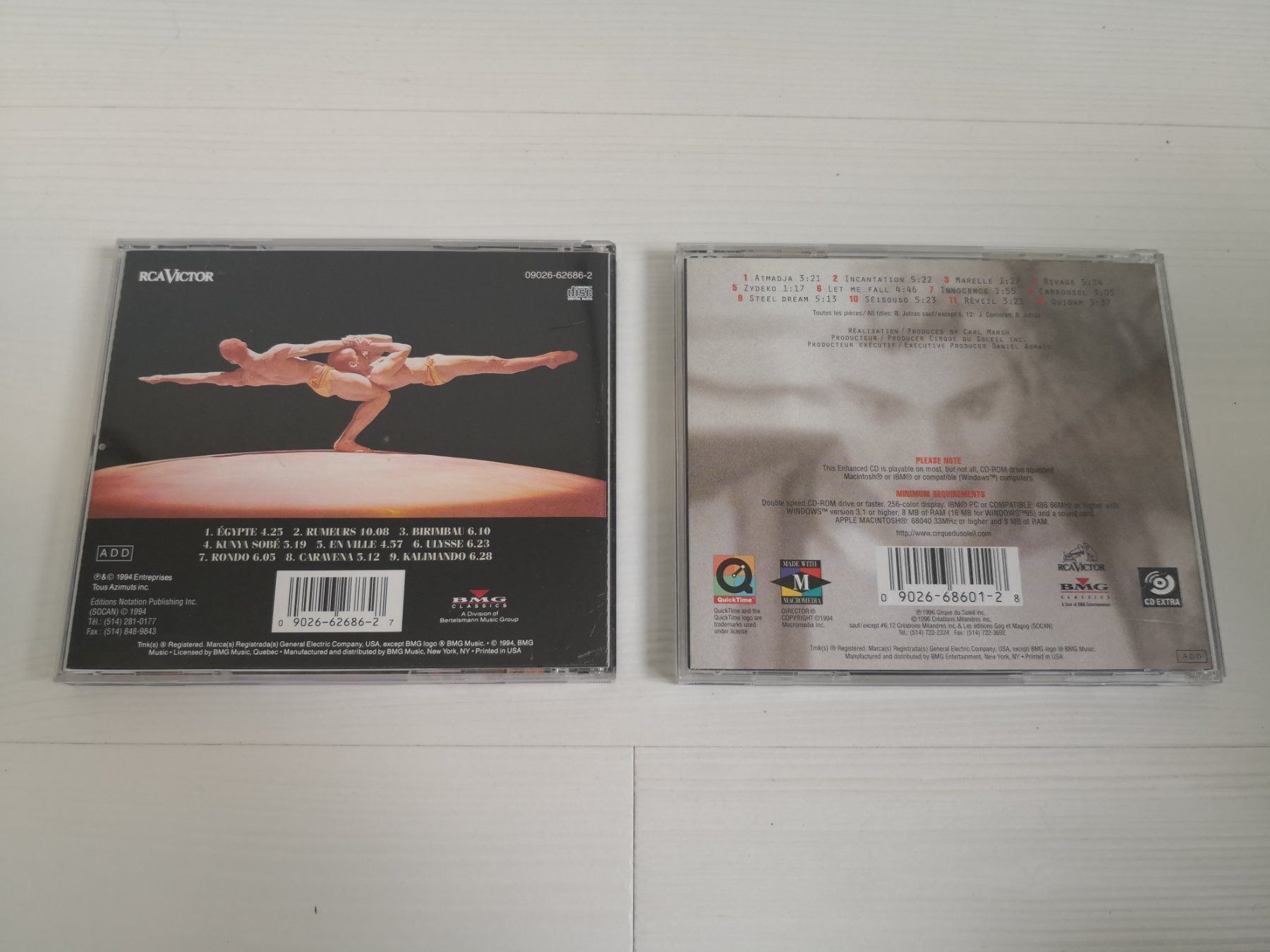 CDs: 🤩2 STK: CIRQUE DU SOLEIL CD'S – Neuf (Voir description) à Olten par Naja-Twins-Twins 1