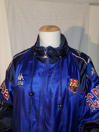 Vintage Kappa FC Barcelona Jacke 95/97, XL, Top Zustand!