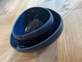 Ro Dänisches Design Deko Schalen, 2-teilig, Keramik,