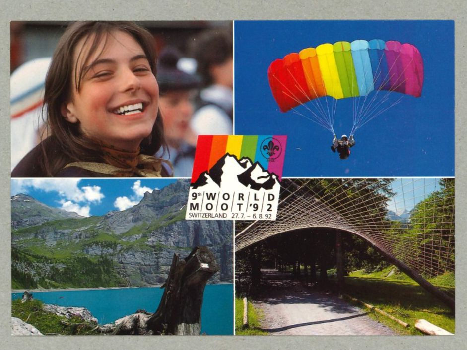 Tutti i francobolli: 1992, Welt Rover Moot, Kandersteg – Usato da Wallisellen venduto da Scoutphila 1