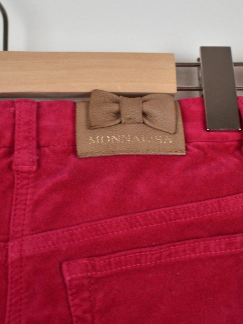 Monnalisa Hosen: Monnalisa Hose, Samtoptik, Gr.152, himbeere – Gebraucht aus Nürensdorf von 2ND_STORY 3