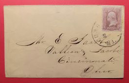 USA, CUMBERLAND, MARYLAND nach CINCINNATI 1860er