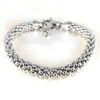 Bracelet Ag925 souple Ø 6,8mm - longueur 19 à 22cm