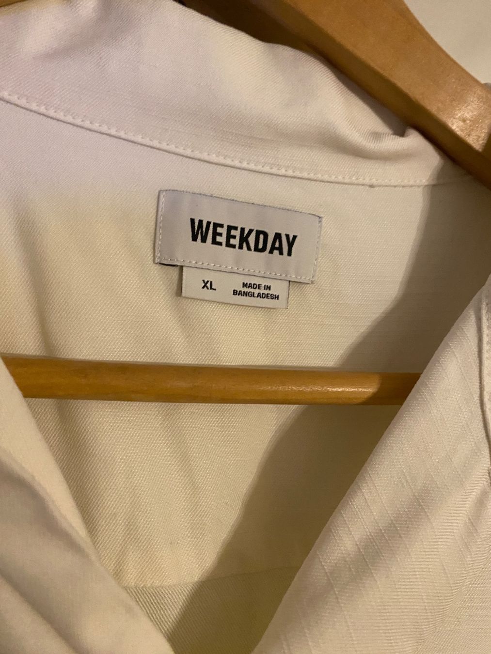 Weekday Camicie: Weekday Herren Hemd XL, Crème – Usato da Bern venduto da nic_8q67 1