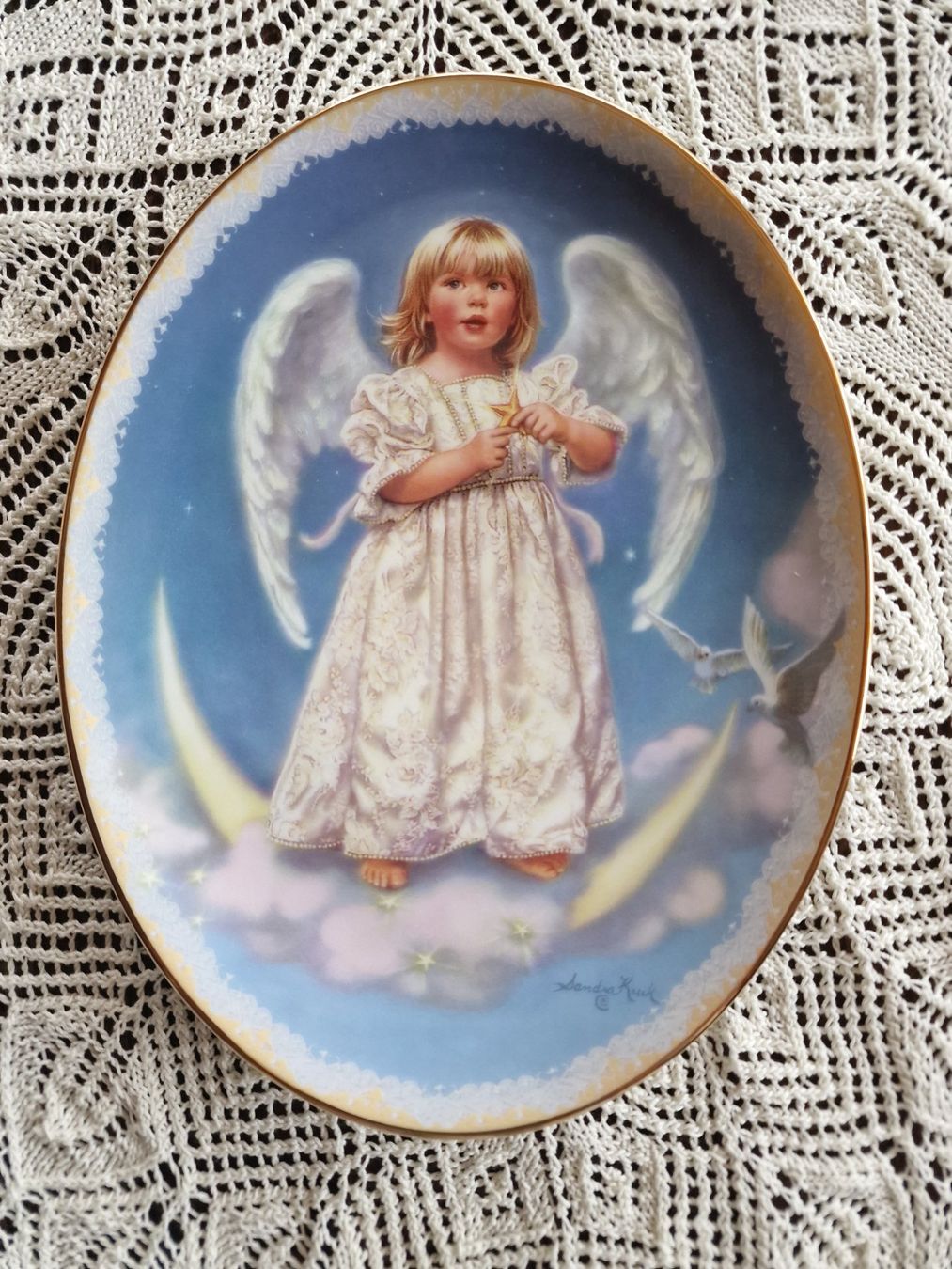 Teller: Engelskinder  -  4 wunderschöne Sammelteller  -  limitiert! – Neu (gemäss Beschreibung) aus Röthenbach i. E. von Heureka5 5