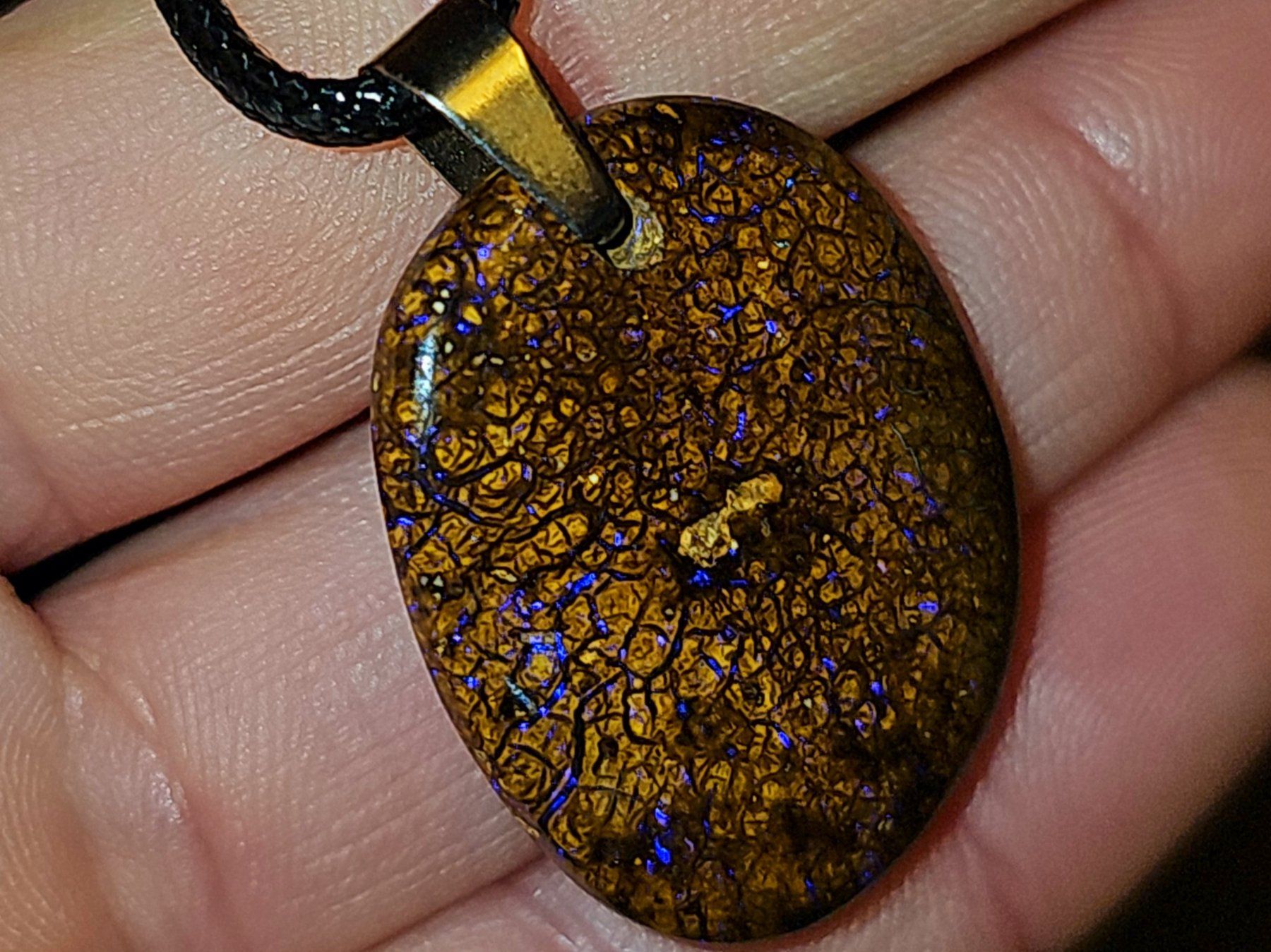 Edelsteine: Natürlicher australischer Boulder Opal Anhänger – Gebraucht aus Uerkheim von Winwinner 2