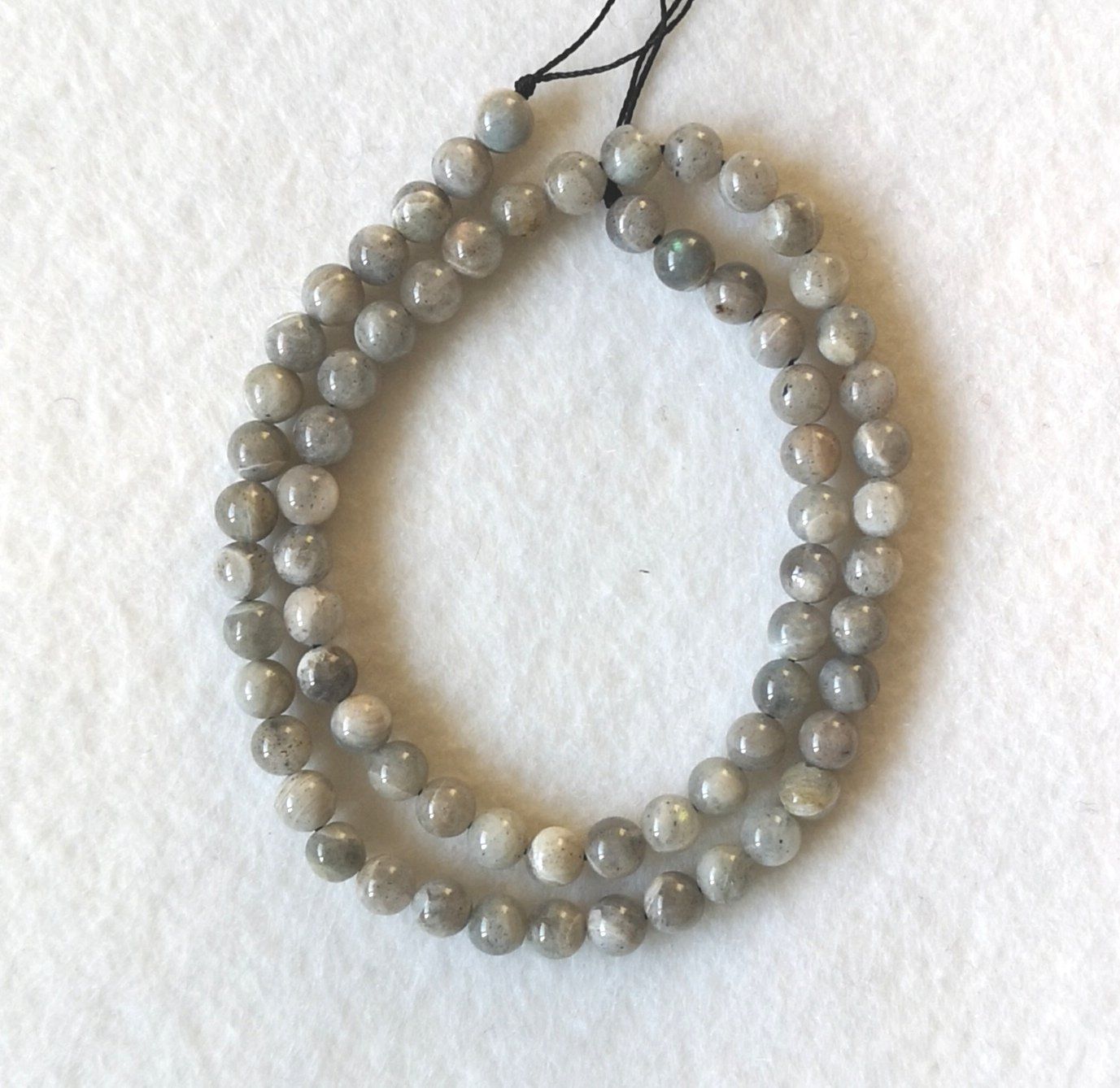 Pietre preziose: Labradorit, Beads 8mm, Strang – Nuovo e nell'imballaggio originale da Rümlang venduto da 21f