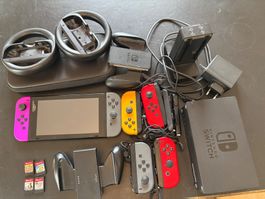 NINTENDO SWITCH *mit extrem viel Zubehör & mit 4 Spielen*