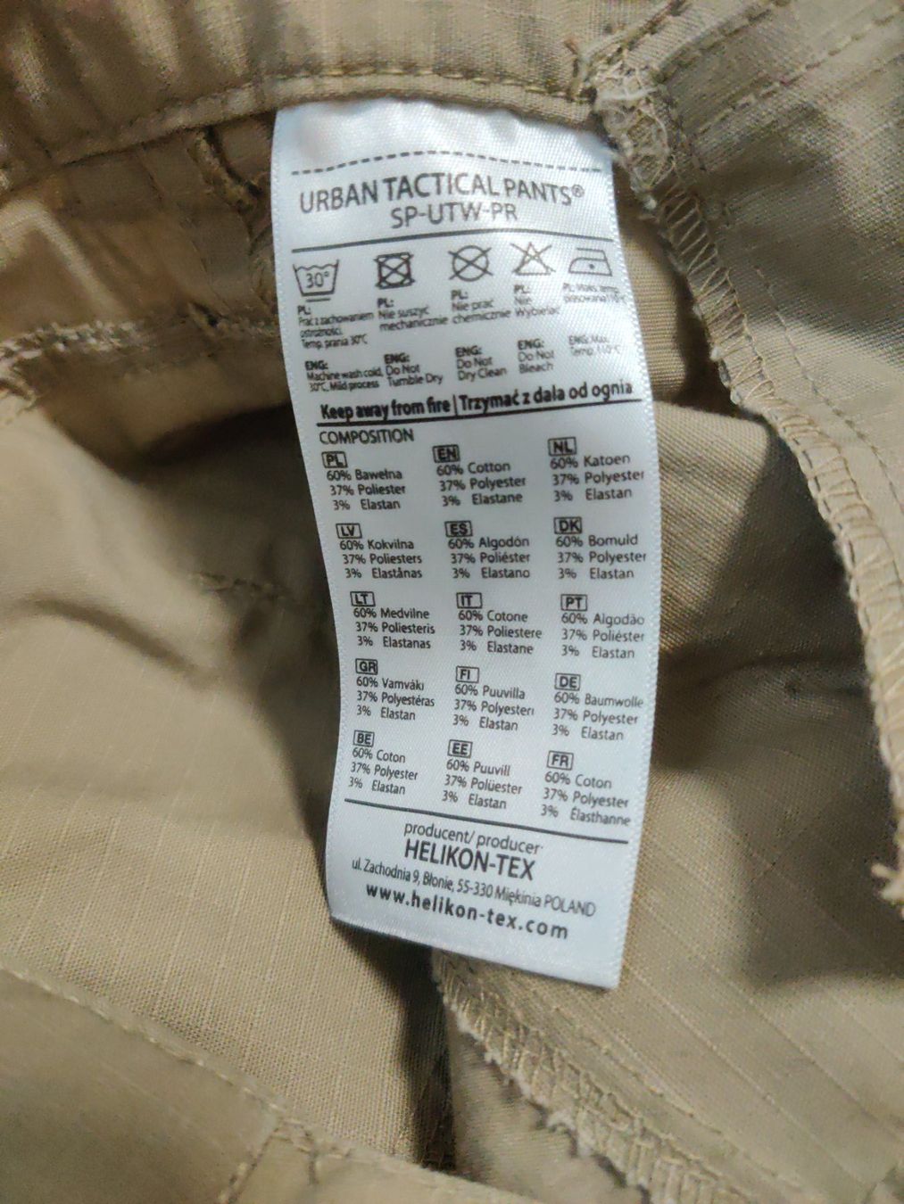Pantaloni: Helikon-Tex Urban Tactical Pants® PolyCotton Stretch Ripstop – Usato da St. Gallen venduto da secondhandy111 5