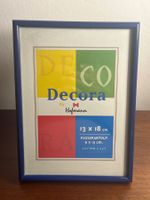 Decora by Hofmann - Fotorahmen, 13x18cm, blau, Passepartout
