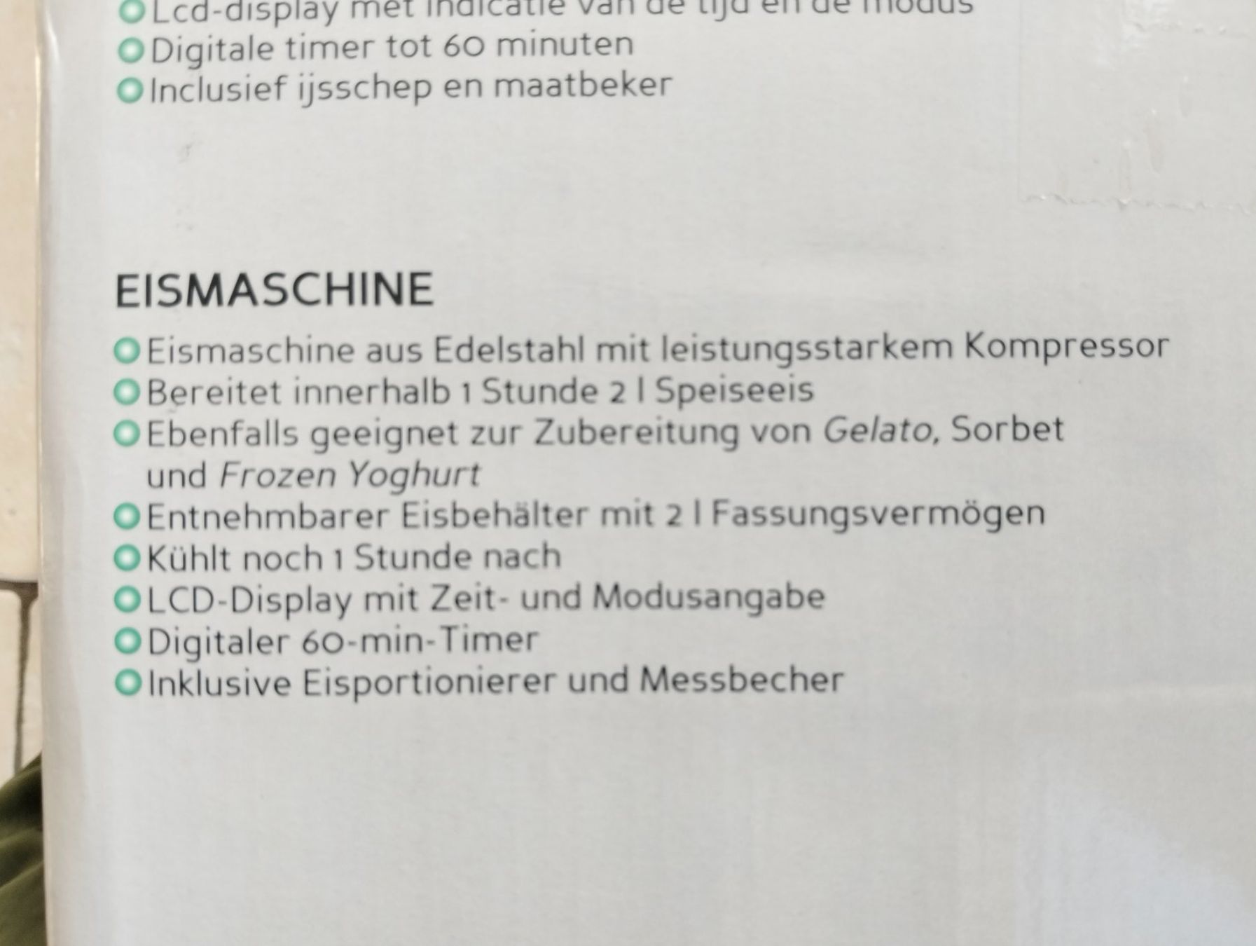 Elettrodomestici da cucina: DOMO Eiscreme Maker DO9201I 2L mit Kompressor – Usato da Zürich venduto da hippopotamo 4