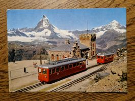 Gornergrat Station und Bahn 60iger Jahre