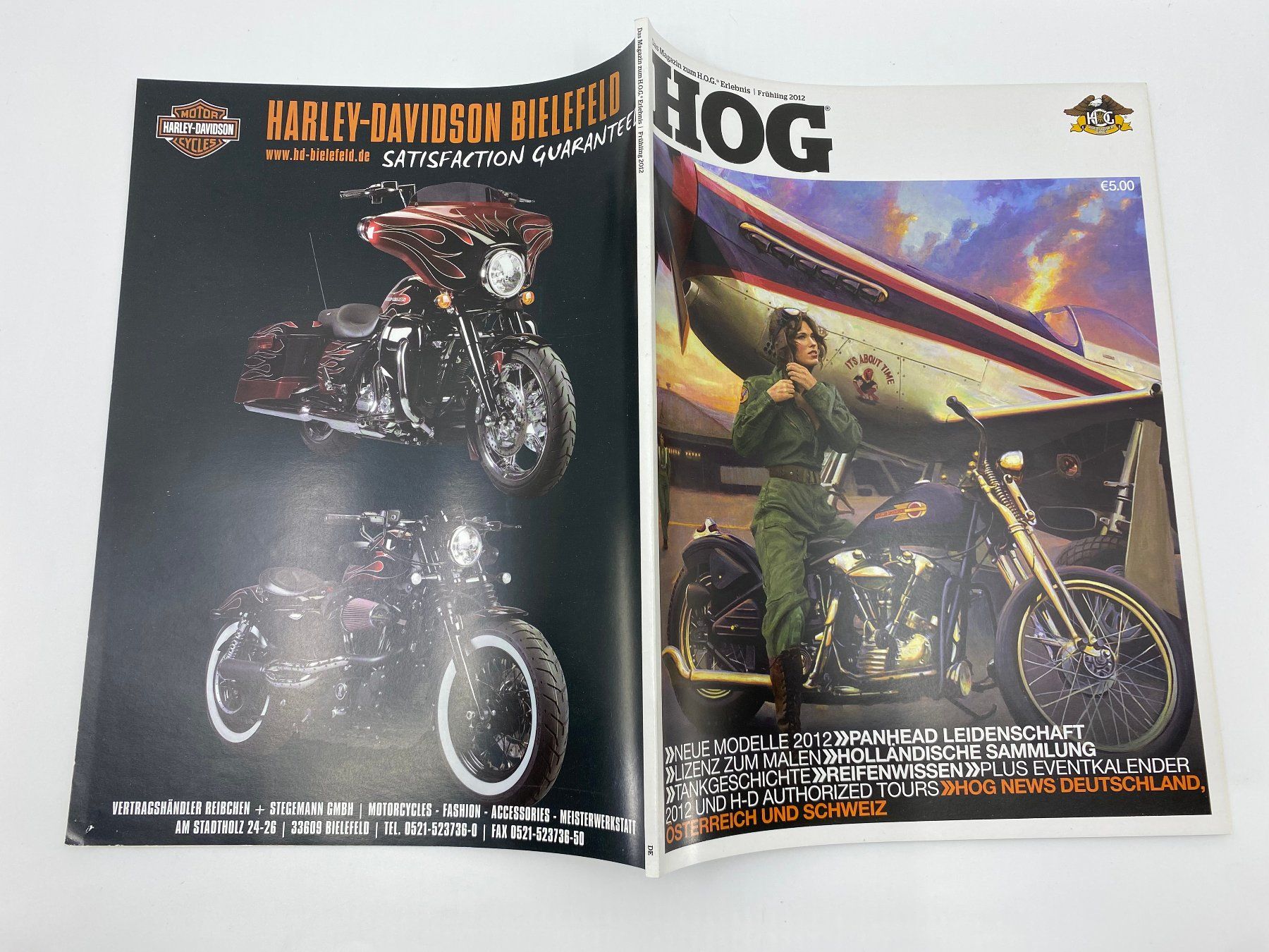 Riviste & Magazine: Harley Owners Group HOG Magazine 2012 – Usato da Langwiesen venduto da Restposten-24 2