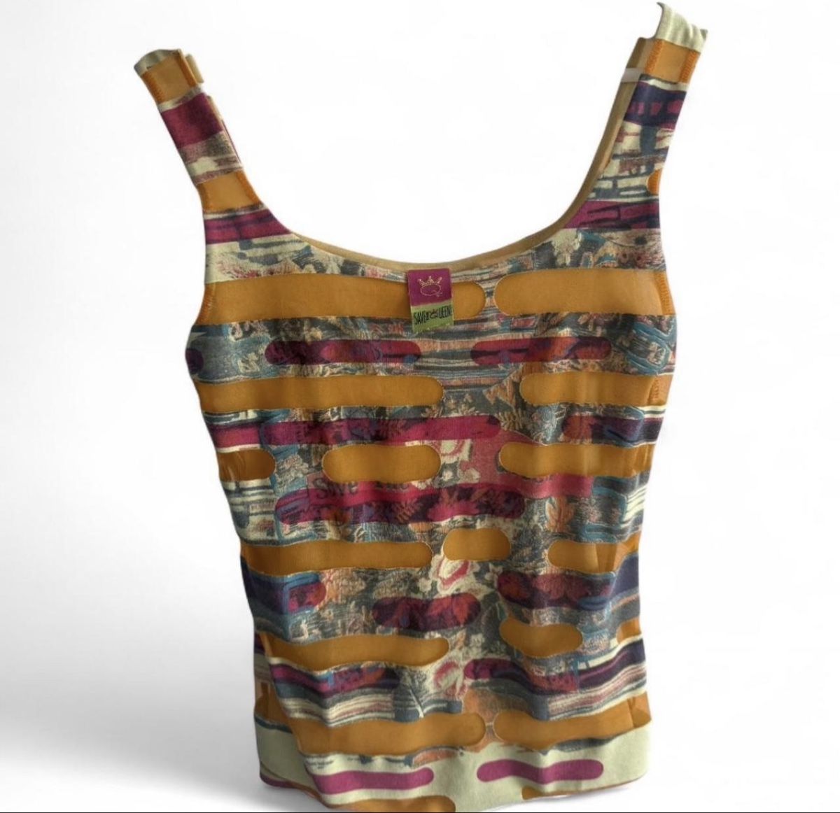 Lotti di vestiti: Save the queen colorful mesh tank top – Nuovo (secondo la descrizione) da Lausanne venduto da Sasharadulova 2