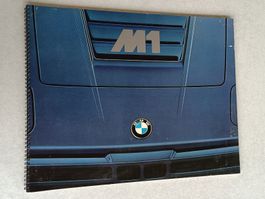 Automobil Prospekt Deluxe Ausgabe BMW M1 ca. 1978