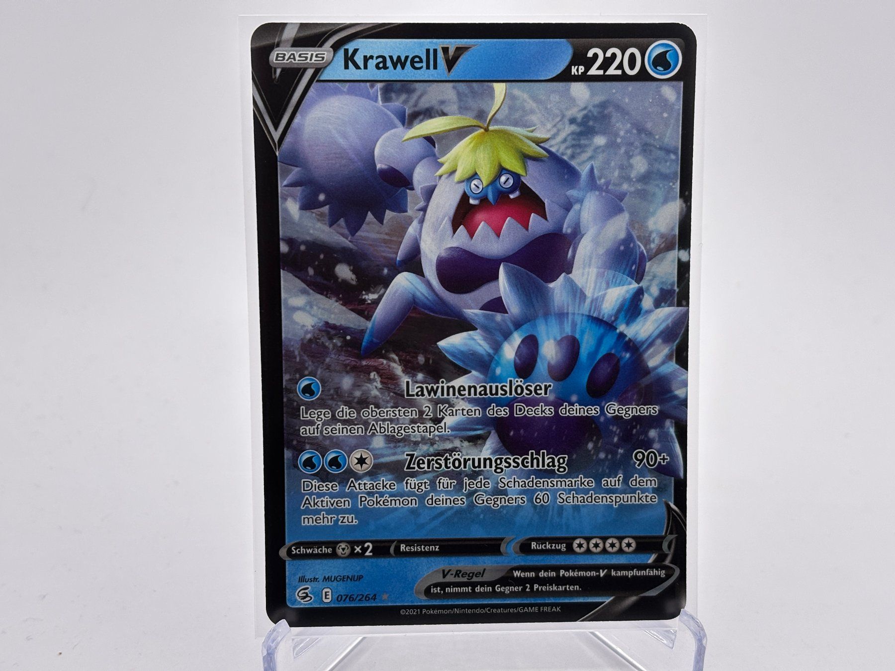 Pokémon Carte collezionabili: Fusionsangriff - Krawell V  (FST 76) - DE – Nuovo (secondo la descrizione) da Allschwil venduto da Bullach