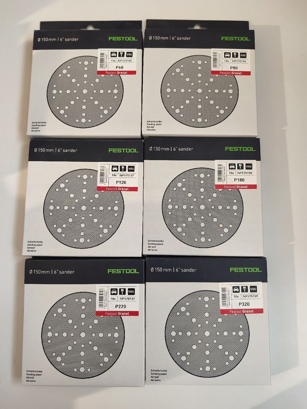 Festool Aiguiseuses & polisseuses: FESTOOL Schleifscheiben 150mm  P80-P320 6er Pack – D'occasion à Münchenstein par Krumi94
