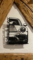 Porsche 911 Wanddeko Schwarz 