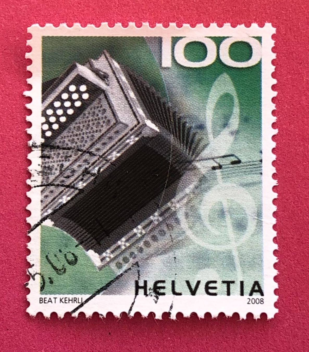 Tutti i francobolli: Nr.1268 Volksmusik GESTEMPELT 2008 – Usato da Aarau venduto da Billa007