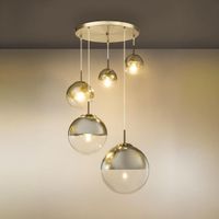 Pendelleuchte, Kugelform, 65 cm Ø