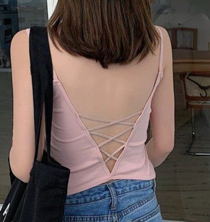 NEUES rosa Baumwoll Top mit Brust Pads Gr. S - 222240