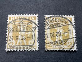 Lot Vollstempel  Tellknabe  (4627)