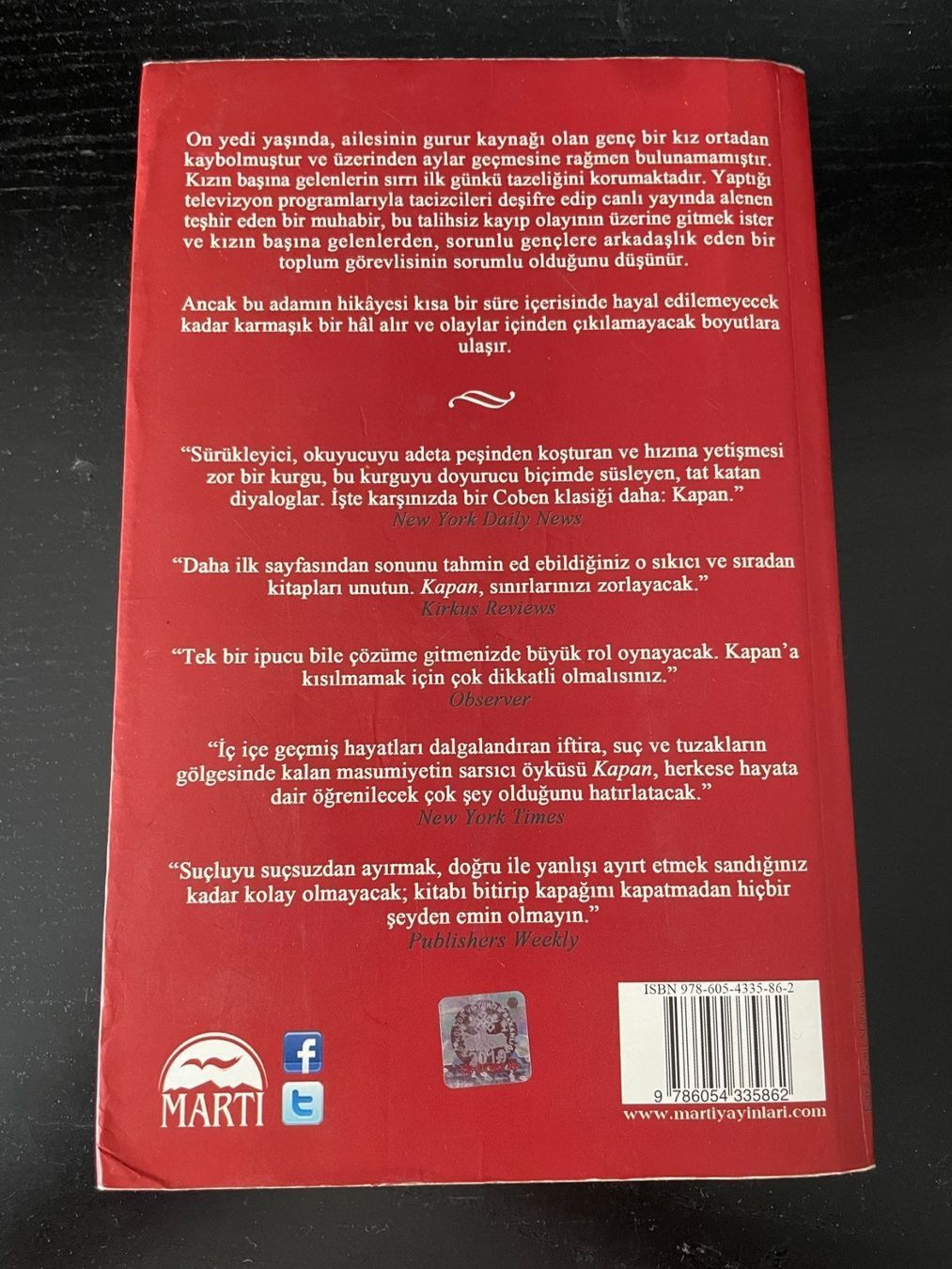 Libri: KAPAN - Harlan Coben – Usato da Hombrechtikon venduto da Uptowns 2