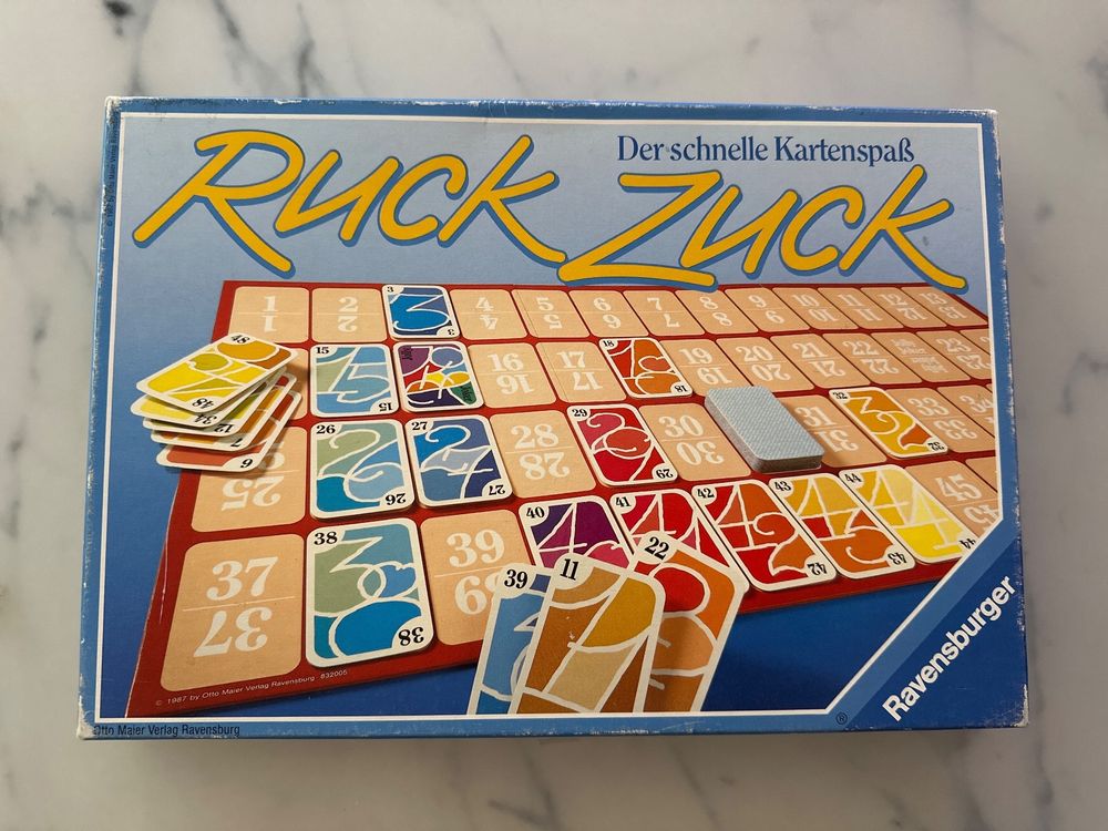 Rarität: Ravensburger Spiel Ruck Zuck aus dem Jahr 1987 | Kaufen auf ...