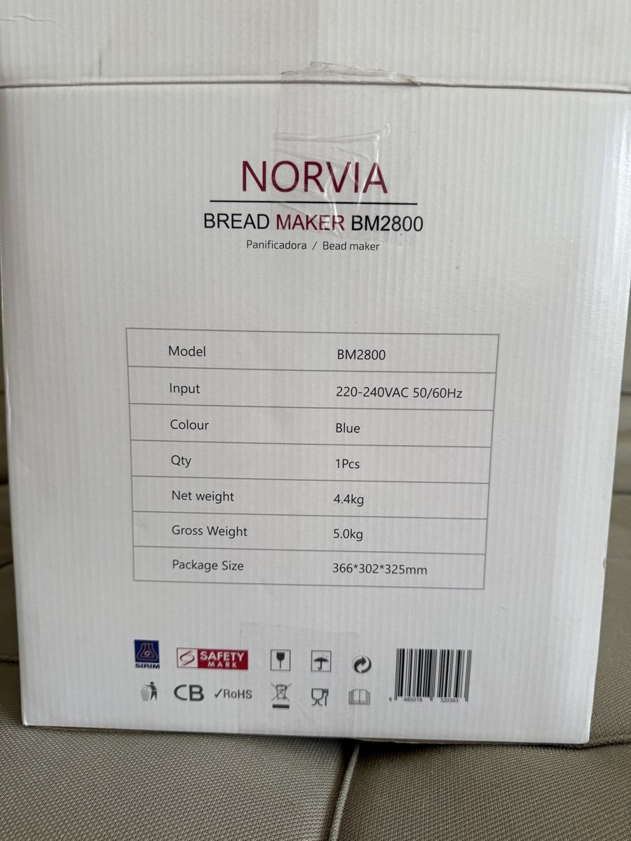 Küchengeräte: Norvia Bread Maker BM2800 – Neu (gemäss Beschreibung) aus Cham von cec_b78y 8