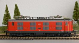 1 Elektrolok HAG Re 4/4 I 10025 Lausanne rot SBB OVP Neu