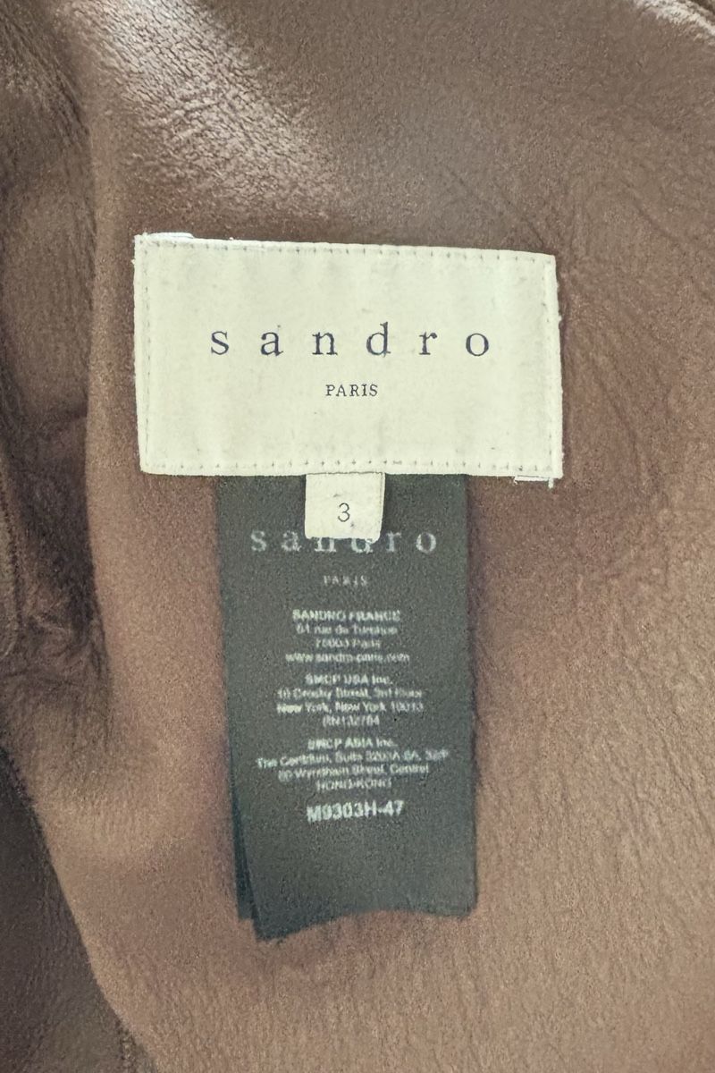 Sandro Giacche: Sandro Paris, Lederjacke zweiseitig – Usato da Horgen venduto da Anatolia 4