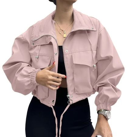Stylische Übergangsjacke Rosa Gr. S - neuwertig