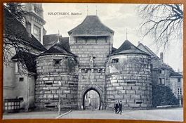 Solothurn - Baseltor - Animée - AK