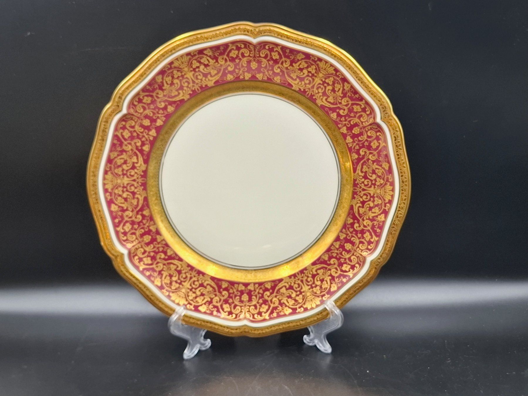 Rosenthal Piatti: 8 Teller Rosenthal Chippendale Set Barock-Glamour-Stil 1930 – Usato da Zürich venduto da bruzolda 1