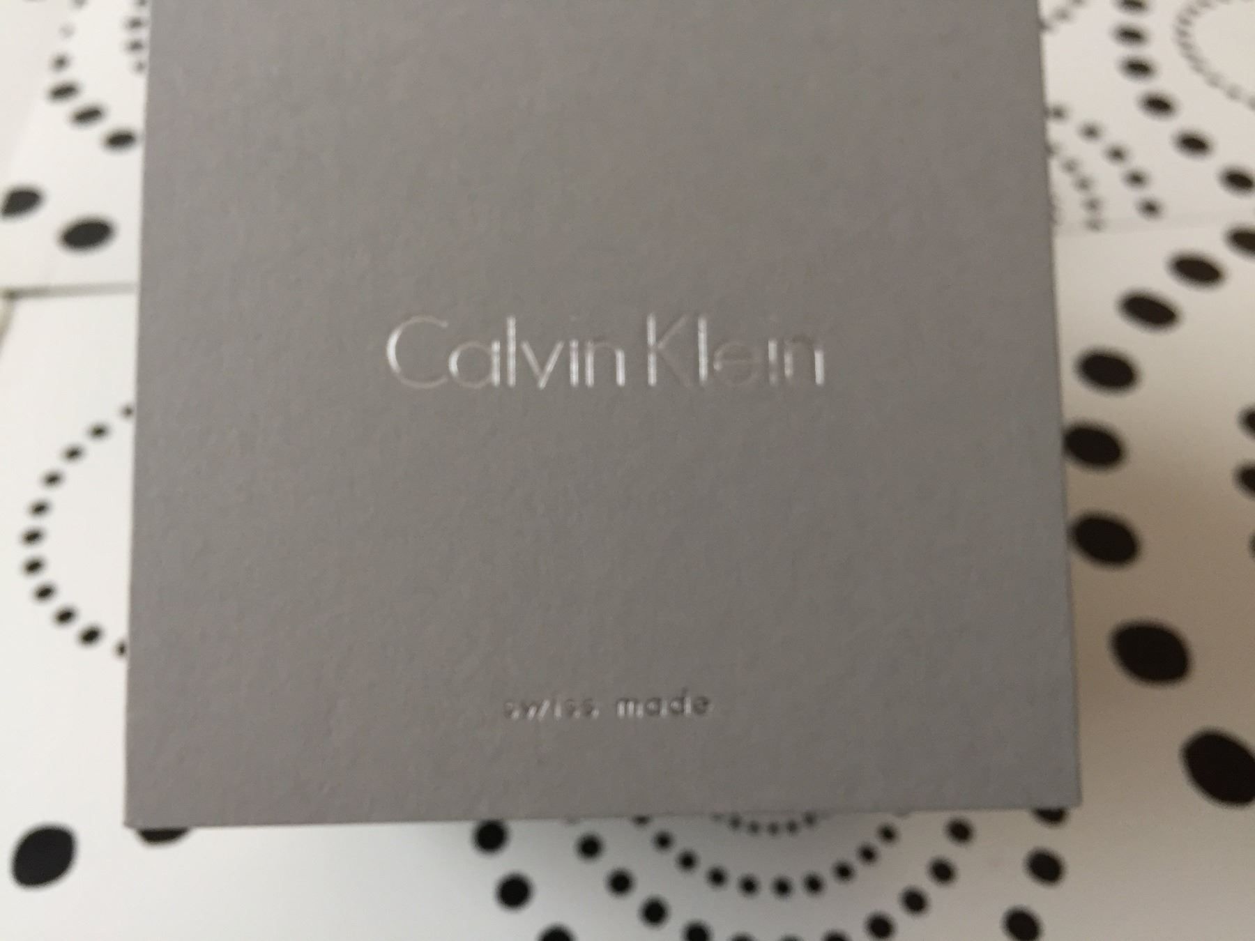 Calvin Klein Boîtes de montres: CK CALVIN KLEIN - WATCH CASE - BOX ECRIN – Neuf (Voir description) à Epalinges par dream-watch 5