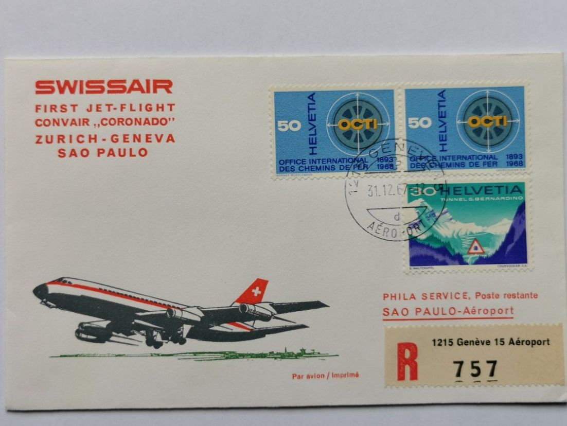 Tutti i francobolli: Flugbrief 1967 – Nuovo (secondo la descrizione) da Aadorf venduto da Chnorli-Furz