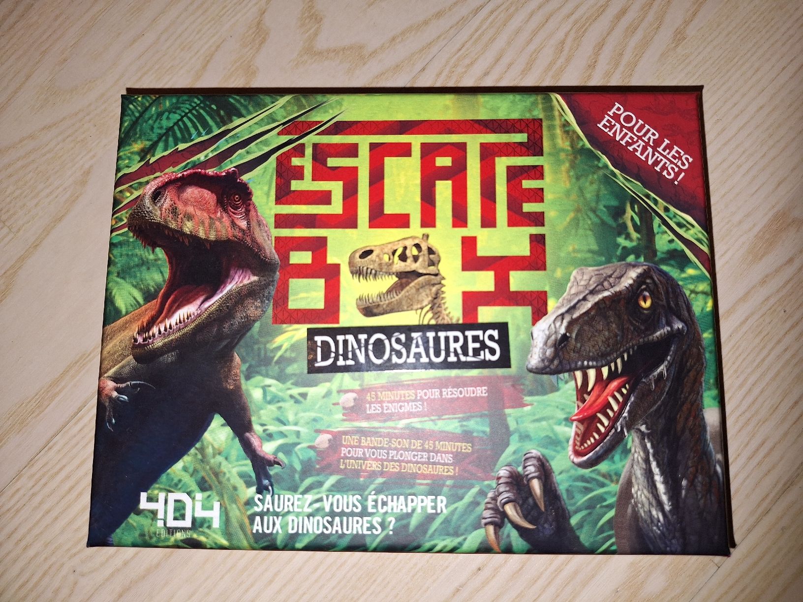 Giochi: Jeu Escape Dinosaure – Nuovo (secondo la descrizione) da Bursins venduto da Cdje