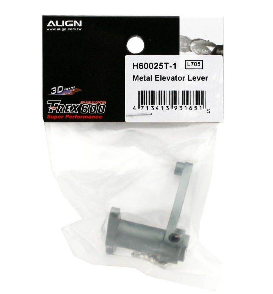 Align Modellismo RC: Align H60025-1 Metal Elevator Lever Heli Trex 600 – Nuovo e nell'imballaggio originale da Lausanne venduto da Techobby