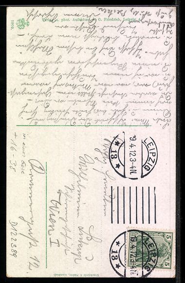 Cartoline postali: Grusskarten-AK Leipzig-Eutritzsch, Gasth – Usato da Berlin venduto da bartko-reher 1