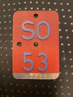 SO 1953, VELONUMMER, FAHRRADSCHILD, PLAQUE DE VELO - SO 1953