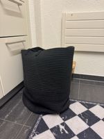 Aufbewahrungskorb Baumwollseil schwarz guter Zustand