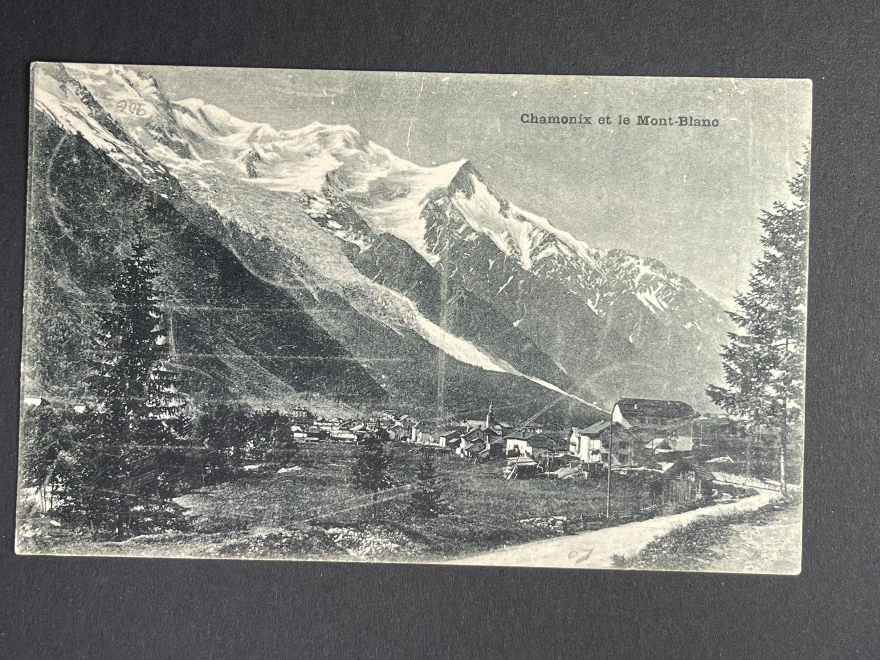 Cartoline postali: Chamonix et le Mont Blanc  1906 !!! – Usato da Steg VS venduto da _vinci_