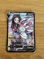 Pokémon Karte Sylveon V TG14/TG30 stark gebraucht