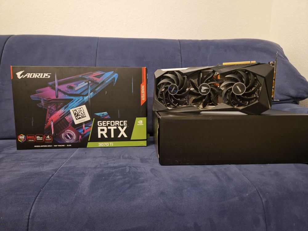 Gigabyte Aorus 3070ti Master mit OVP (Gebraucht) in Uster für CHF 420