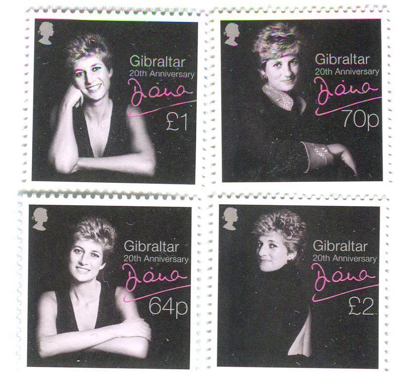 Alle Briefmarken: Briefmarken "Lady Diana". Gibraltar. – Neu und originalverpackt aus Basel von Butsch5