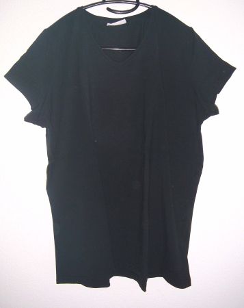 Achselarm - Stretch - Shirt, Schwarz, Gr. 48 * Yessica *