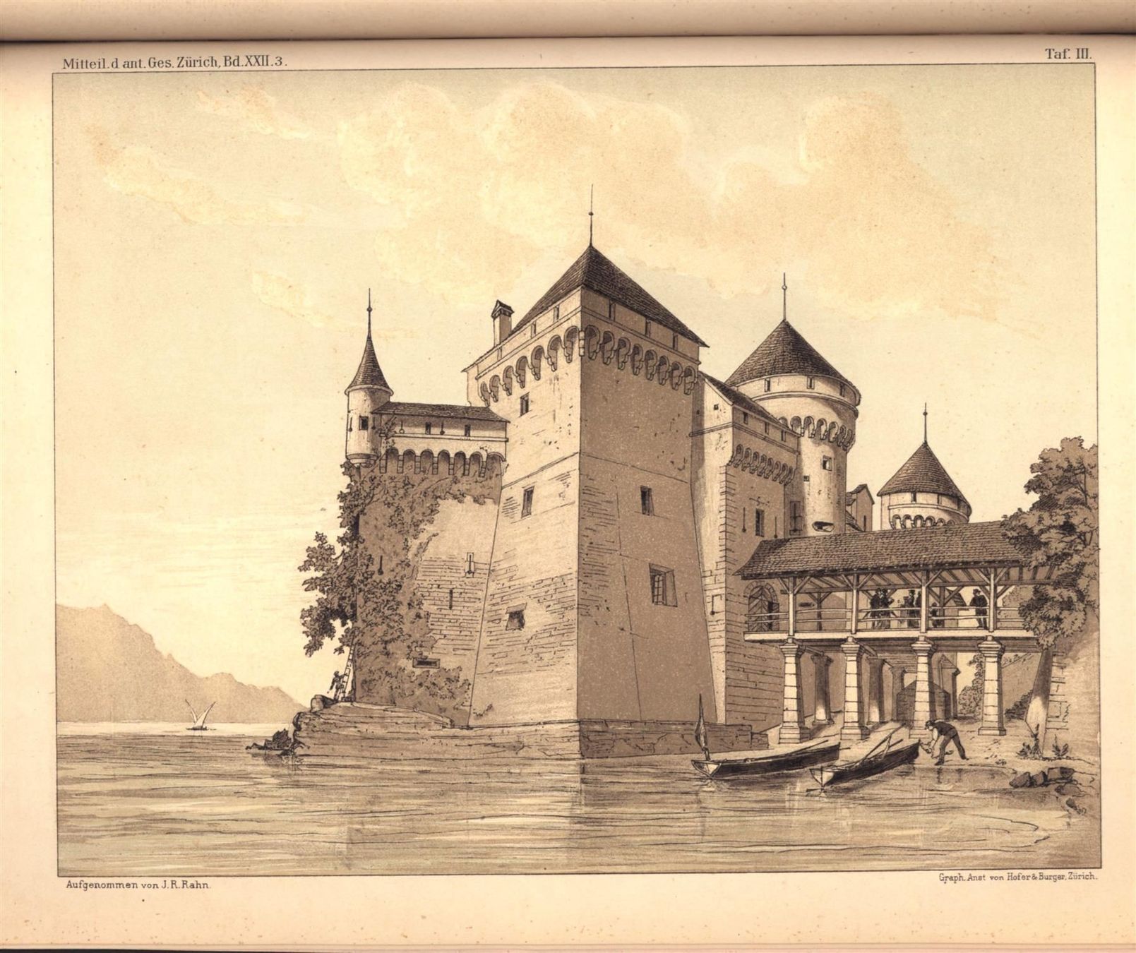 Libri: Schloss Chillon Geschichte Neujahrsblatt 1887 – Usato da Rafz venduto da Helvet32 2