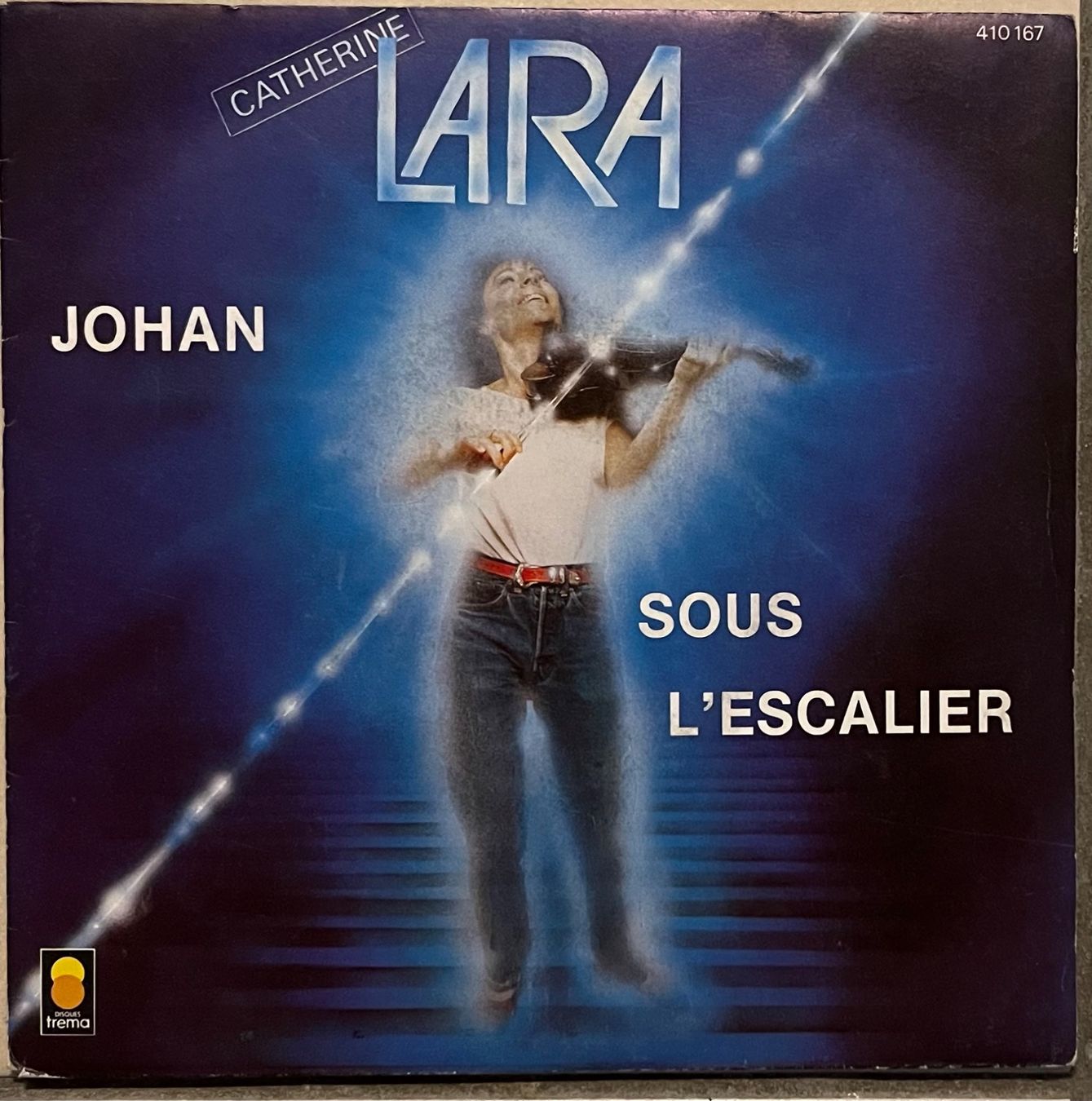 Schallplatten: CATHERINE LARA - JOHAN / SOUS L'ESCALIER – Gebraucht aus Bussigny von vinyl-pas-cher