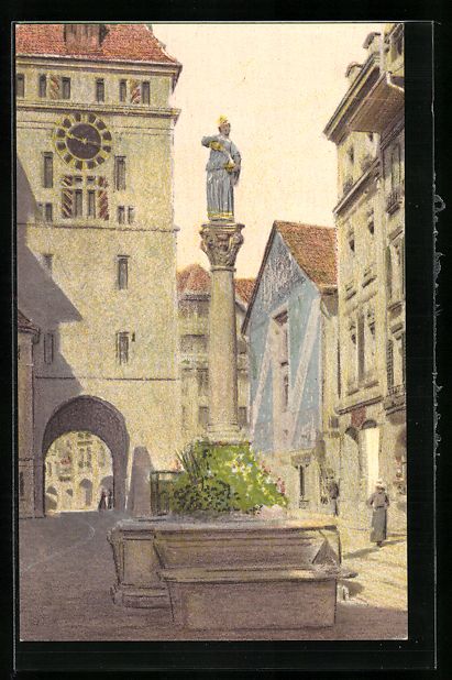 Cartes postales: AK Bern, Der Seilerbrunnen – D'occasion à Berlin par bartko-reher