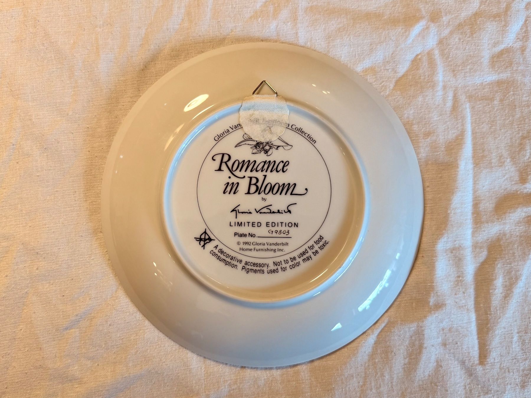 Piatti: Romance in Bloom, Gloria Vanderbilt Collection, Ltd. Edition – Usato da Ostermundigen venduto da Bobblue 1